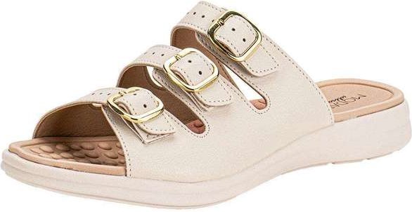 Sandália Feminina Conforto Modare 7174122 Branco/Off