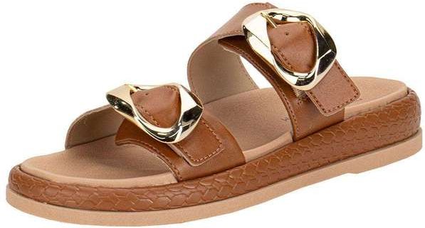 Sandália Feminina Conforto Ramarim 2555204 - Caramelo