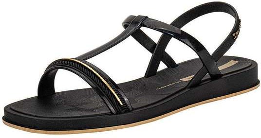 Sandália Feminina Flat Glow Ipanema 27402 - Preto