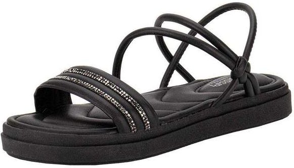 Sandália Feminina Flat Mississipi Mc572 Preto