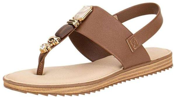 Sandália Feminina Flat Modare - 7141120 Chocolate