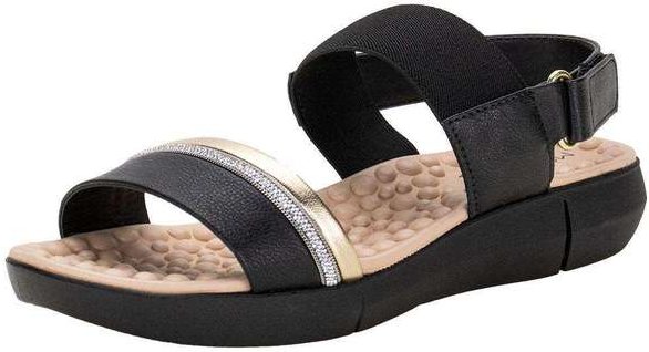 Sandália Feminina Flat Modare 7142133 - Preto