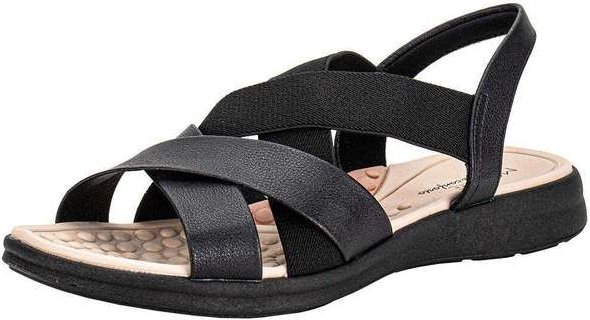 Sandália Feminina Flat Modare 7174125 Preto
