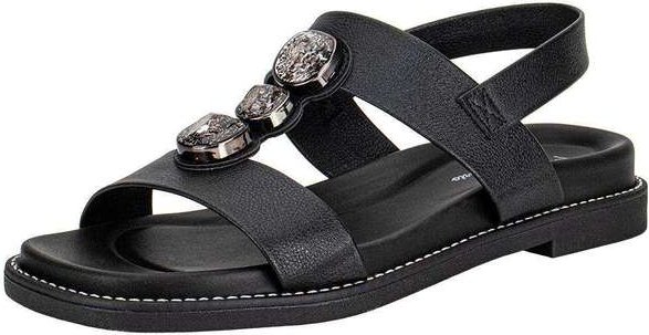 Imagem principal Sandália Feminina Flat Modare 7205106 - Preto MODARE