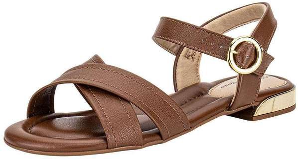 Sandália Feminina Flat Modare 7217102 Chocolate