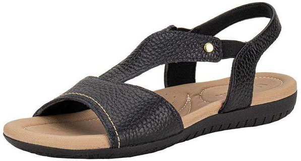 Sandália Feminina Flat Usaflex R18083 Preto