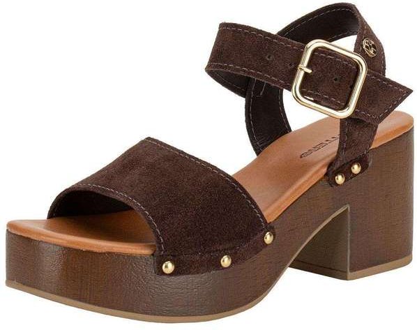 Sandália Feminina Meia Pata Bottero 370502 Café