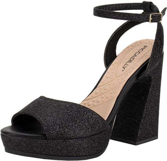 Sandália Feminina Meia Pata Piccadilly 818015 Preto