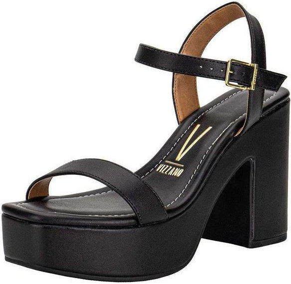 Sandália Feminina Meia Pata Vizzano 6541100 Preto