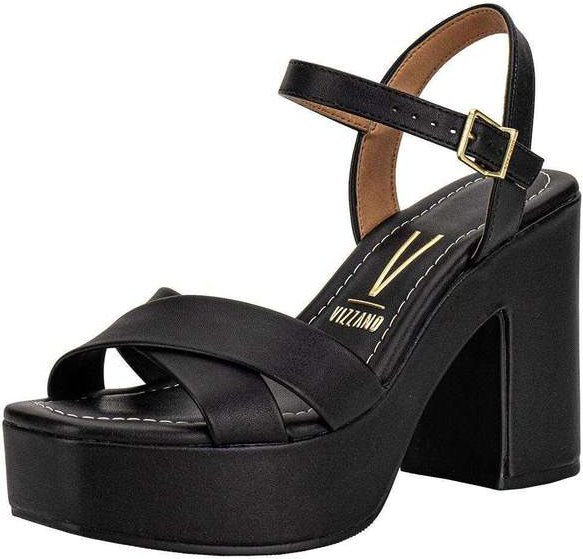 Sandália Feminina Meia Pata Vizzano 6541102 Preto