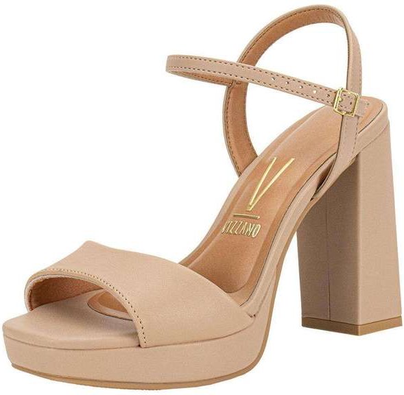 Sandália Feminina Meia Pata Vizzano 6551100 - Bege
