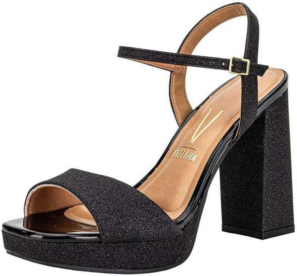 Sandália Feminina Meia Pata Vizzano 6551100 Preto