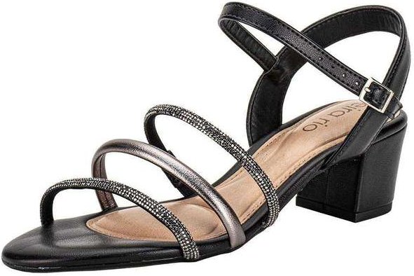 Sandália Feminina Salto Grosso Beira Rio 82461198 Preto
