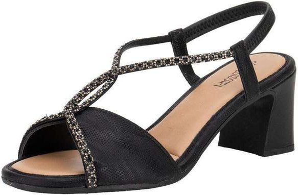 Sandália Feminina Salto Grosso Mississipi Mf752 - Preto