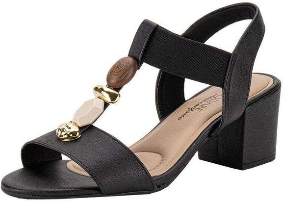 Sandália Feminina Salto Grosso Modare 7109465 - Preto