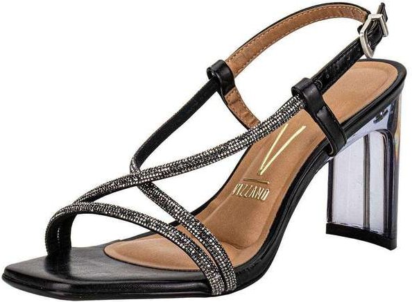 Sandália Feminina Salto Grosso Vizzano 6457214 Preto