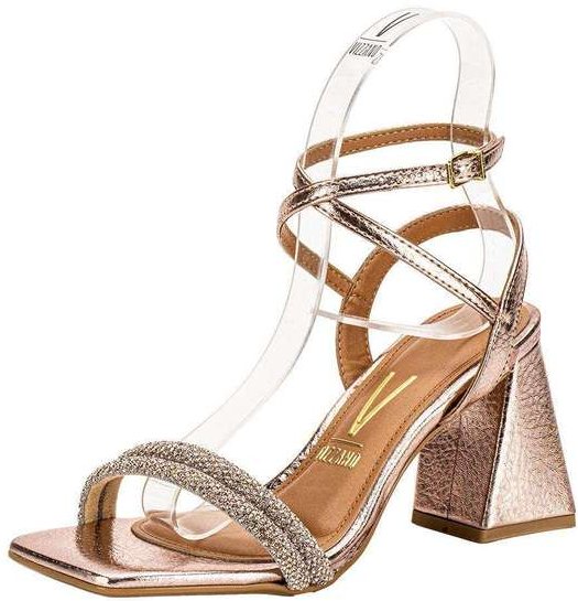 Imagem principal Sandália Feminina Salto Grosso Vizzano 6464419 - Bronze VIZZANO