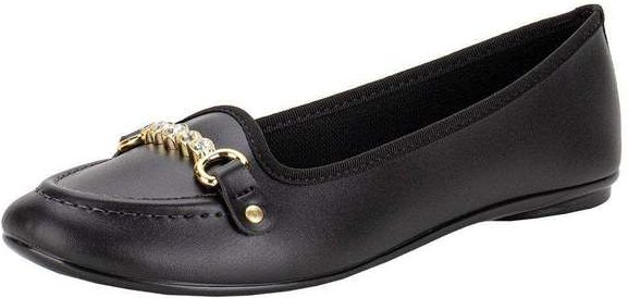 Sapatilha Feminina Flat Moleca 5726136 - Preto