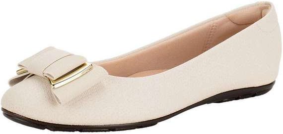 Imagem principal Sapatilha Feminina Flat Moleca 5800103 - Marfim MOLECA
