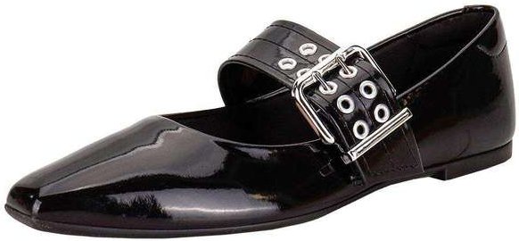 Imagem principal Sapatilha Feminina Flat Moleca 5821103 - Verniz/Preto