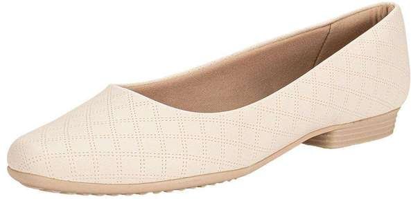 Sapatilha Feminina Flat Piccadilly 250115 Marfim