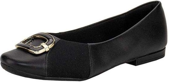 Sapatilha Feminina Flat Usaflex Mm0104 - Preto