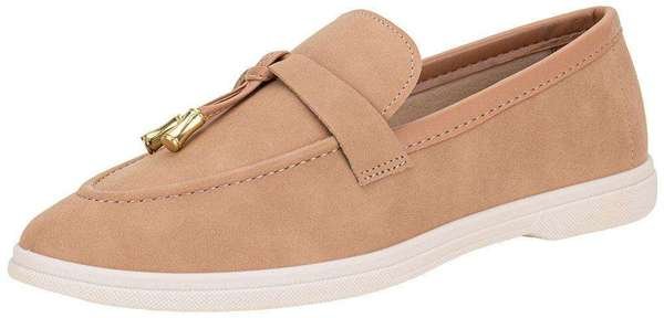 Mocassim Feminino Moleca 5819102 Salmão