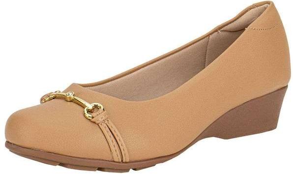 Sapato Feminino Anabela Modare 7014293 Camel