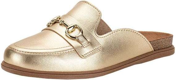 Sapato Feminino Mule Beira Rio 4317102 - Ouro