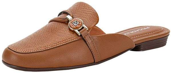 Sapato Feminino Mule Piccadilly 250264 Caramelo