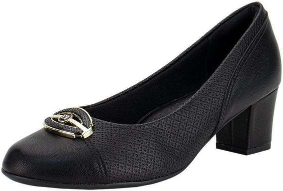 Sapato Feminino Salto Grosso Piccadilly 110183 - Preto
