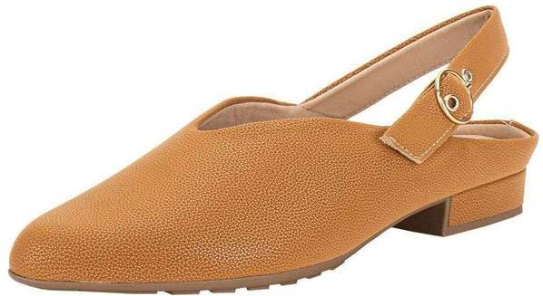 Sapato Feminino Salto Grosso Piccadilly 265001 Caramelo