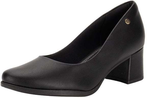 Sapato Feminino Salto Grosso Piccadilly 654007 - Preto