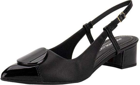 Sapato Feminino Salto Grosso Piccadilly 739085 - Preto