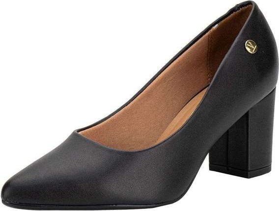 Sapato Feminino Salto Grosso Vizzano 1290500 - Preto