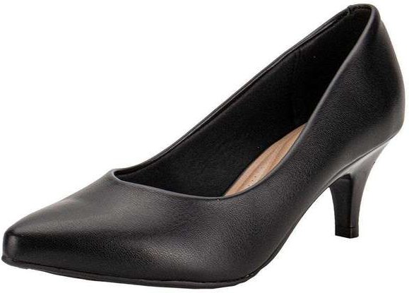 Scarpin Feminino Salto Fino Beira Rio 40761301 - Preto