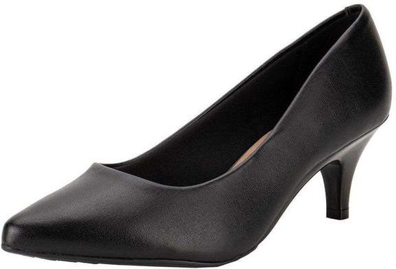 Scarpin Feminino Salto Fino Beira Rio 40761350 Preto