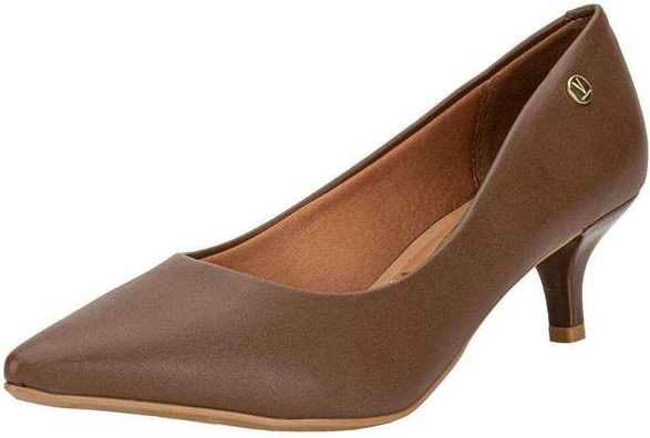 Scarpin Feminino Salto Fino Vizzano 1122828 - Café