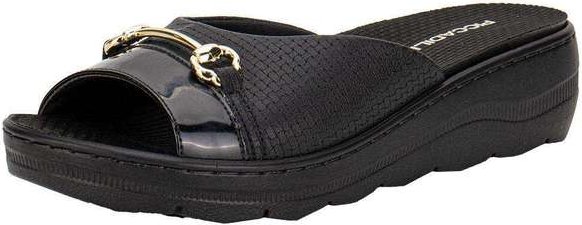 Tamanco Feminino Anabela Piccadilly 568060 - Preto