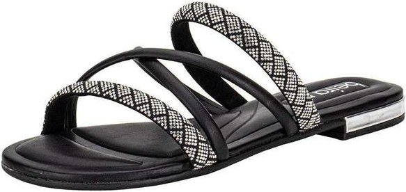Tamanco Feminino Flat Beira Rio 8263979 - Preto