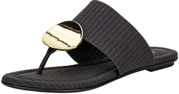Tamanco Feminino Flat Beira Rio 8367757 Preto