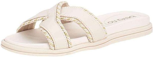 Tamanco Feminino Flat Beira Rio 8488127 Marfim