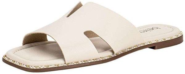 Tamanco Feminino Flat Beira Rio 8506206 Marfim