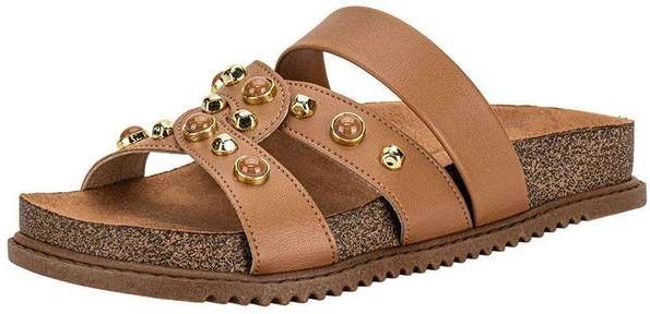Tamanco Feminino Flat Beira Rio 8523129 Camel