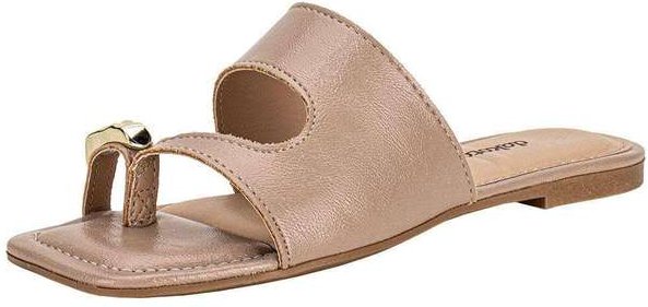 Tamanco Feminino Flat Dakota Y9932 Bege