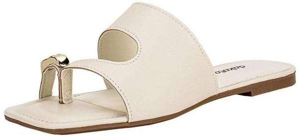 Tamanco Feminino Flat Dakota Y9932 Marfim