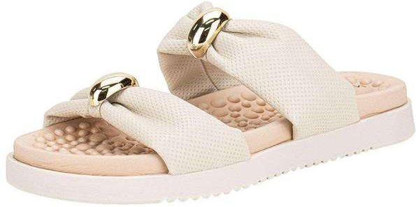 Tamanco Feminino Flat Modare 7178122 - Marfim