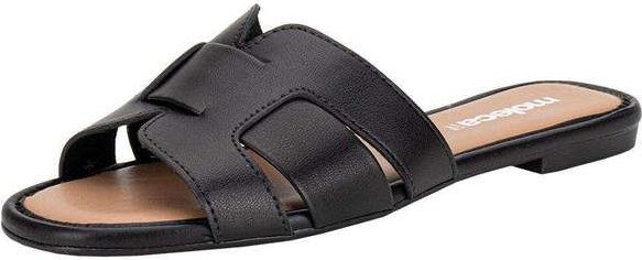 Tamanco Feminino Flat Moleca 5435553 - Preto