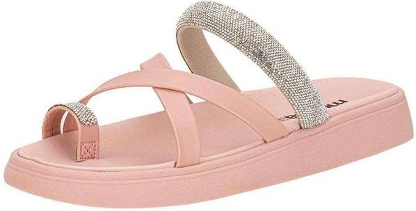 Tamanco Feminino Flat Moleca 5469147 - Rosa