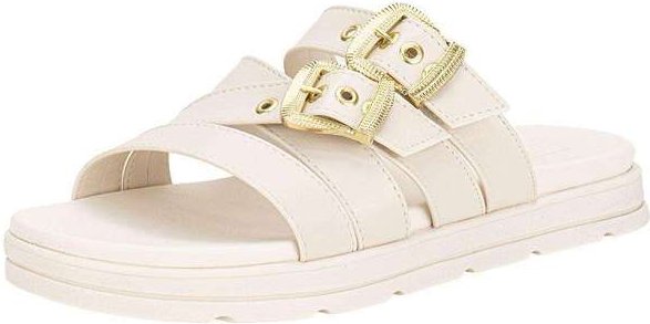 Imagem principal Tamanco Feminino Flat Moleca 5490124 - Branco/Off